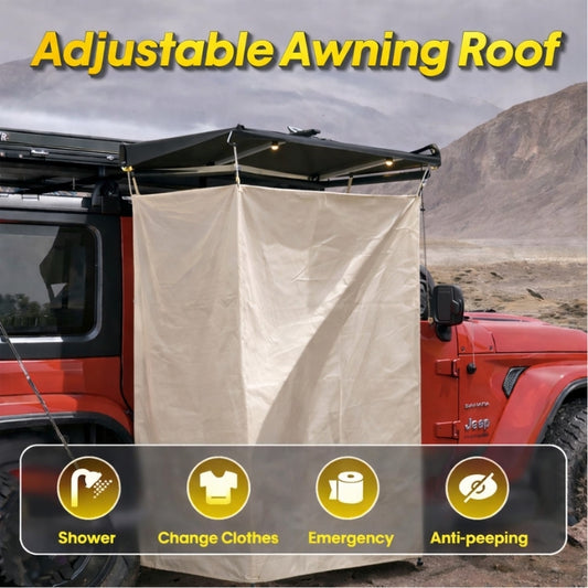 Portable Shower Tent with LED Light – Quick Setup Camping Privacy Tent (Waterproof & Spacious Design)