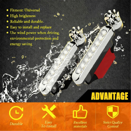 Net Light LED Head Auxiliary Light Decorative Wind Energy Light