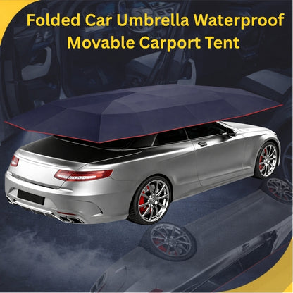 Folded Car Umbrella Waterproof Movable Carport Tent
