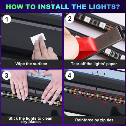 Universal Car Chassis Flexible LED Strip Light