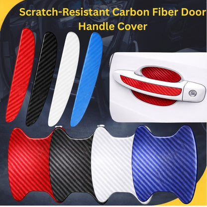 Car Door Sticker Carbon Fiber Scratches Resistant Cover Auto Handle