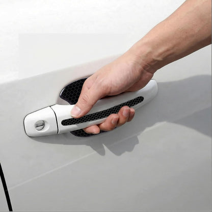 Car Door Sticker Carbon Fiber Scratches Resistant Cover Auto Handle