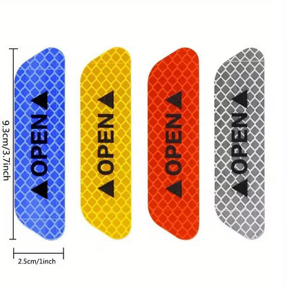 Car Wheel Hub Reflective Stripes Door