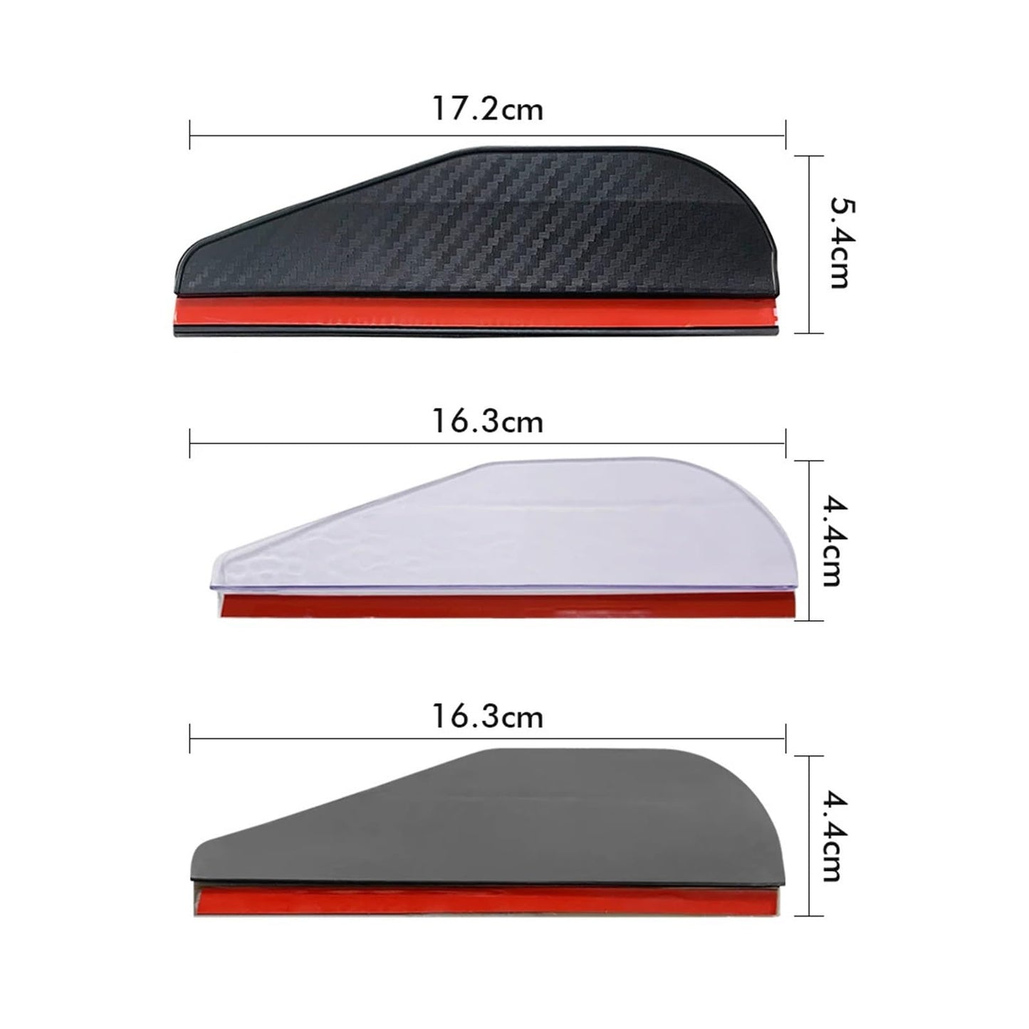 Car Rearview Mirror Rain Eyebrow Carbon Fiber