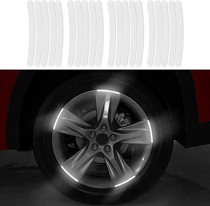 Car Wheel Hub Reflective Stripes Door